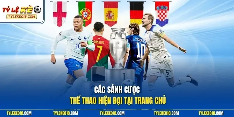 Các sảnh cược thể thao hiện đại tại trang chủ