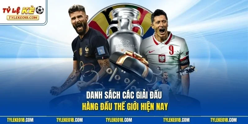 Danh sách các giải đấu hàng đầu thế giới hiện nay